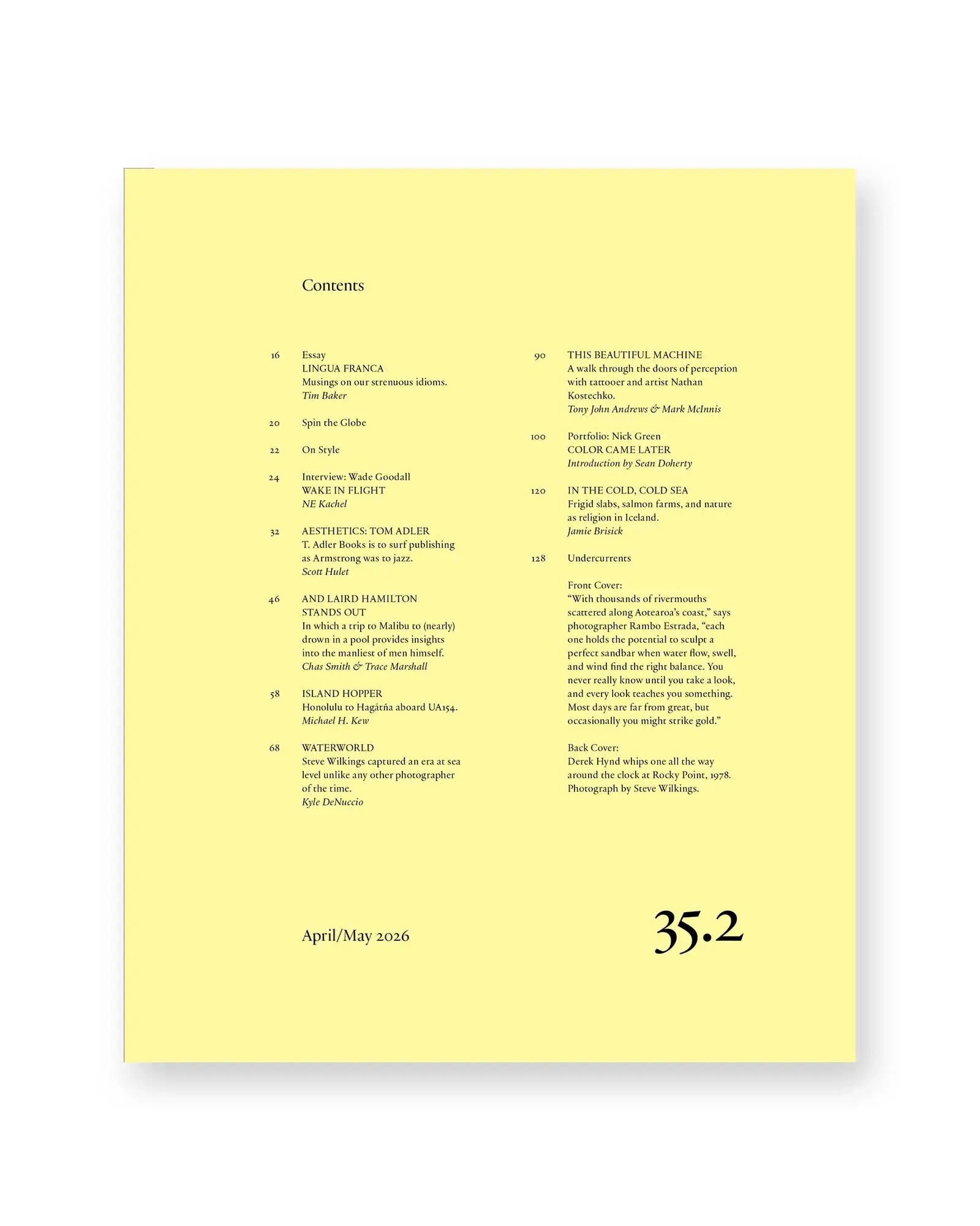 The Surfer's Journal 35.2 The Surfer's Journal